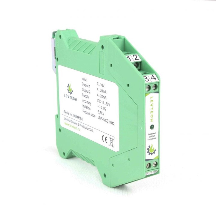 Analóg Jelátalakító- Levtech - +/-0,1% Pontosság - Zöld