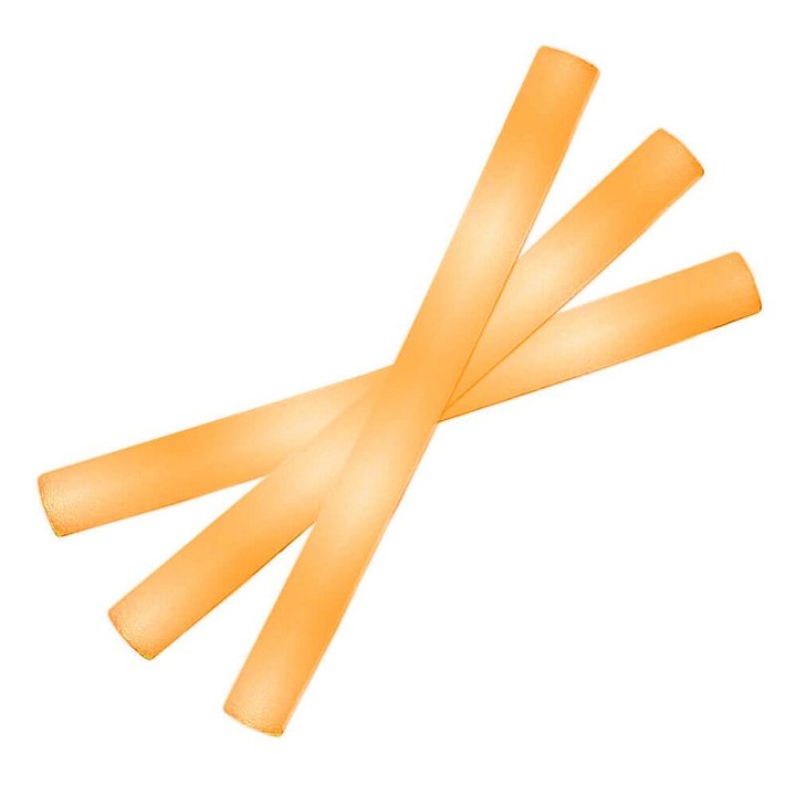 Bagheta Foam stick cu LED, PROCART, pentru petrecere si festival, lungime 46 cm, galben