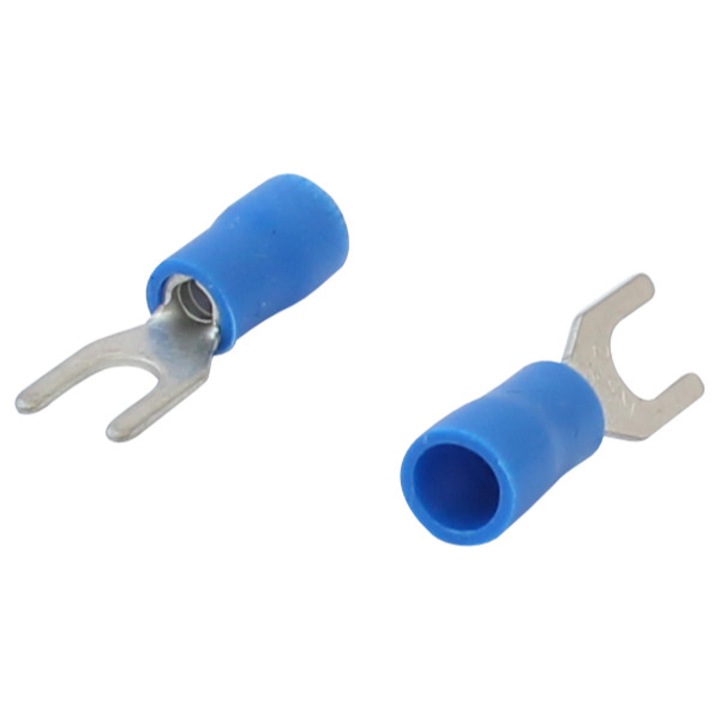 Set 10 x Terminal izolat cu spade, EPM, cupru/PVC, 1.5 - 2.5 mm, 2/4 mm