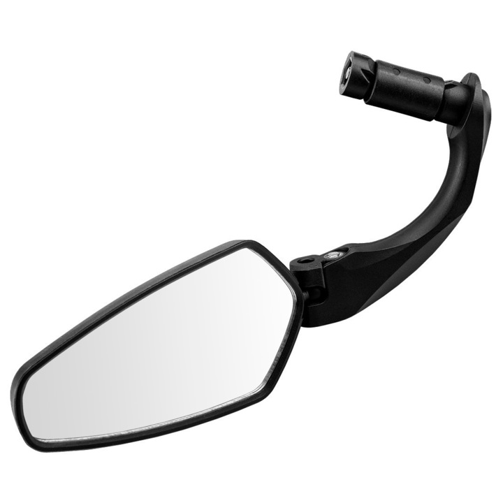 Kerékpár kar tükör, Neo, Polipropilén, 16-22 mm, 197 mm, 75 g, Fekete