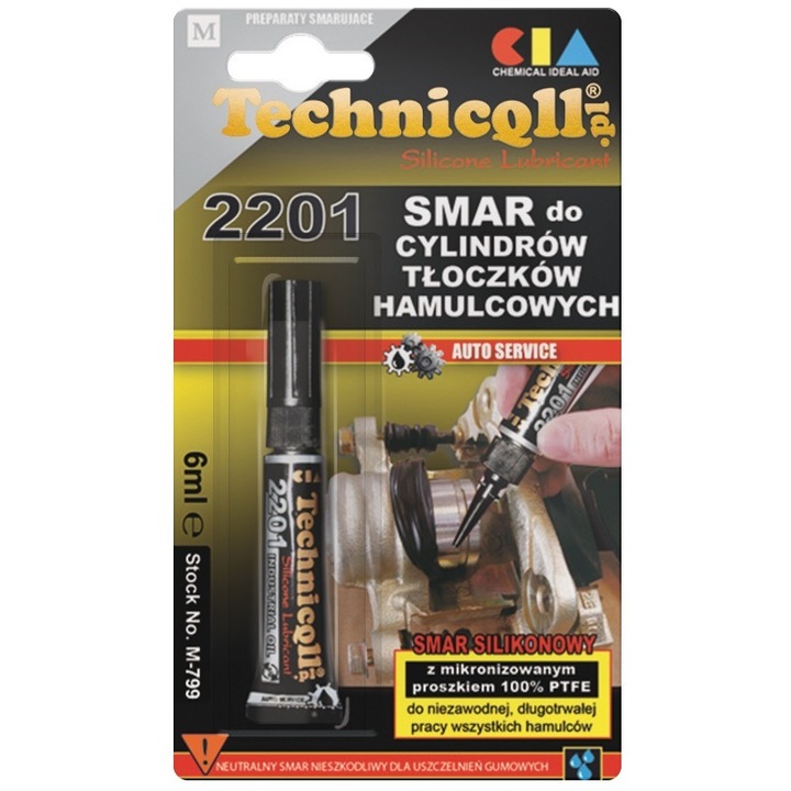 Zsír fékdugattyúkhoz, Technicqll, 6ml