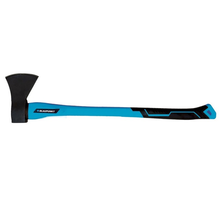 Topor, Blaupunkt, Otel, 80 x 18.5 x 3 cm, Negru/ Albastru