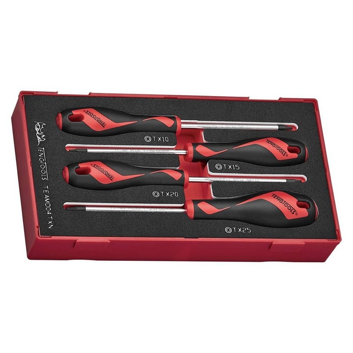 Комплект отвертки TENG TOOLS, 4 бр