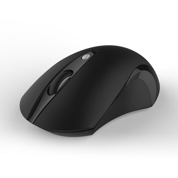 Безжична мишка 2.4G, бързо превъртане, за Mac и Windows, черна
