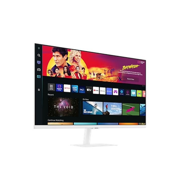 Monitor Samsung LS32BM701UUXEN, Smart M7, 32", UHD, fehér, (3840 x 2160), 60 Hz, 1000:1, HDMI, USB-C