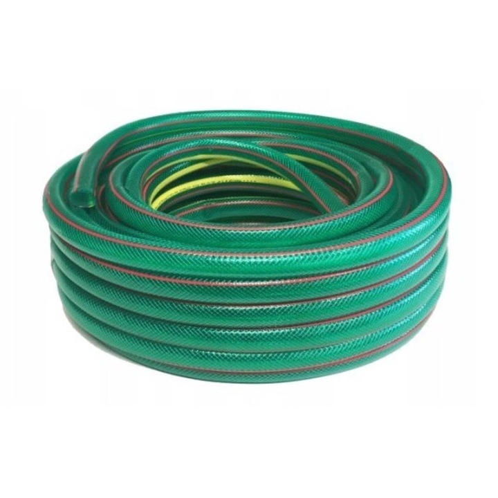 Премиум градински маркуч, Awtools, PVC, 1/2", 50M, зелен
