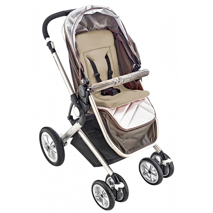 Saltea suplimentara pentru carucior BabyJem cu spuma Cushion Beige