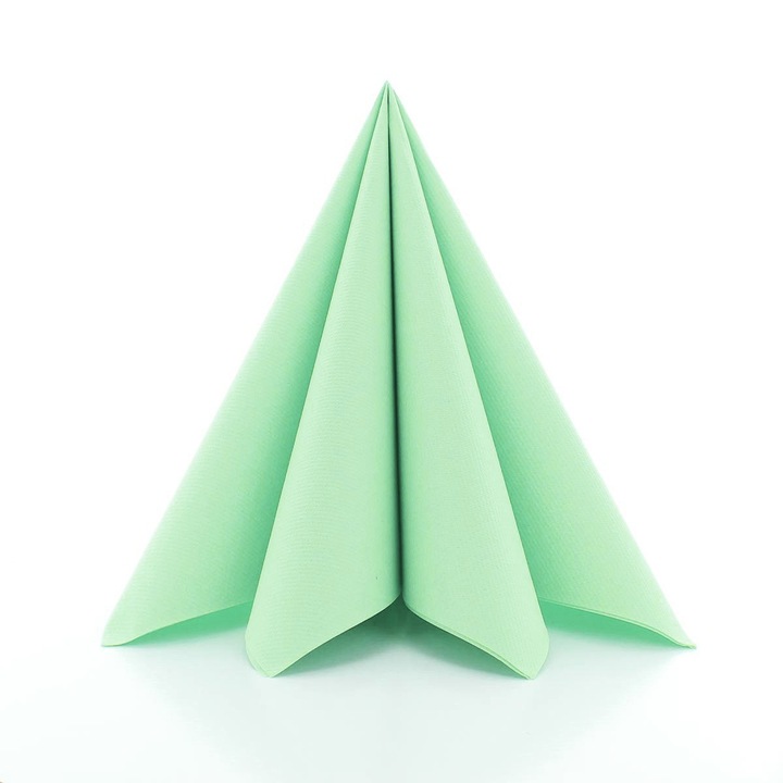 Servetele de masa Mank Horeca, Linclass® Airlaid, Pistachio Verde Fistic, 40 x 40 cm, Ideale pentru Petreceri, Botezuri, Paste Set 50