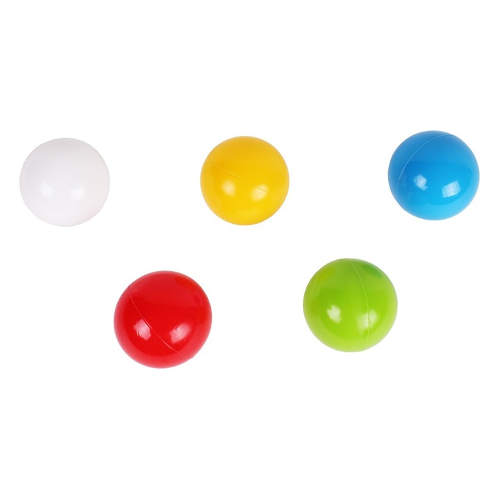 Set mingi colorate 70 mm, pentru centru de joaca, 20 bucati