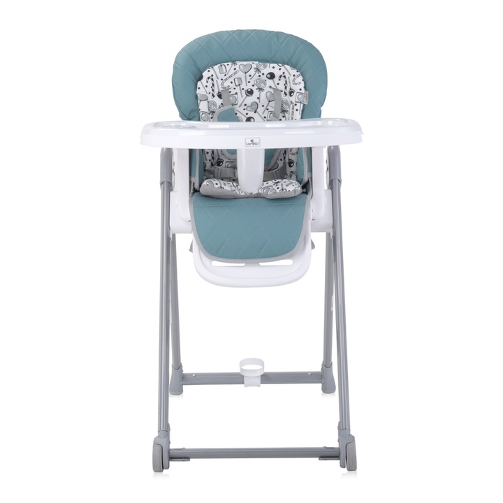 Scaun de masa, Lorelli, Party, reglabil, cadru din aluminiu, Arctic Blue Leather