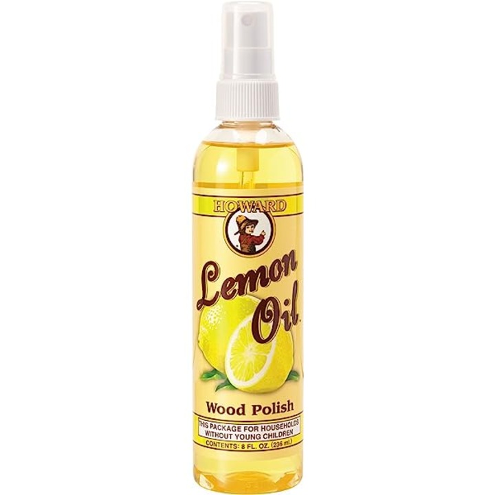 Curatator de lemn, Howard, Lemon Oil Wood Polish 236ml