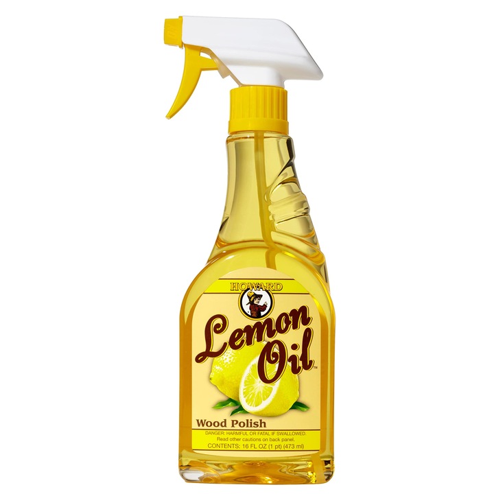 Curatator de lemn, Howard, Lemon Oil Wood Polish 473ml