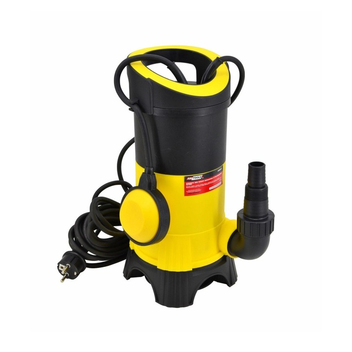 Pompa de apa, Awtools, 650 W, 11500 l/h, Galben/Negru