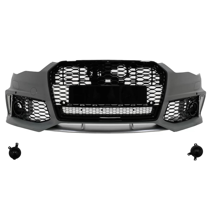 Bara Fata cu Grila Centrala compatibil cu Audi A6 C7 4G Facelift 2015-2018 RS6 Design