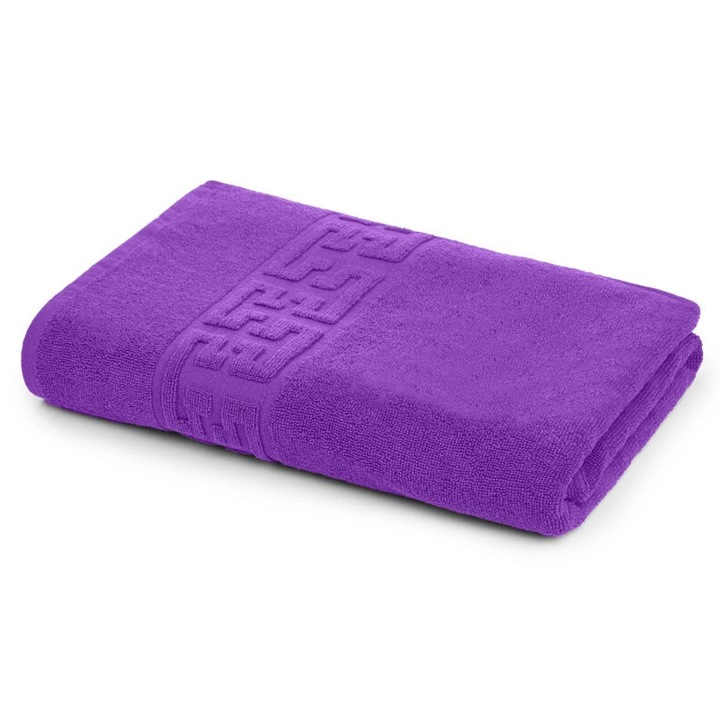 Кърпа за ръце, памук, гръцка граница, 500g/m², 30x50cm, лилаво
