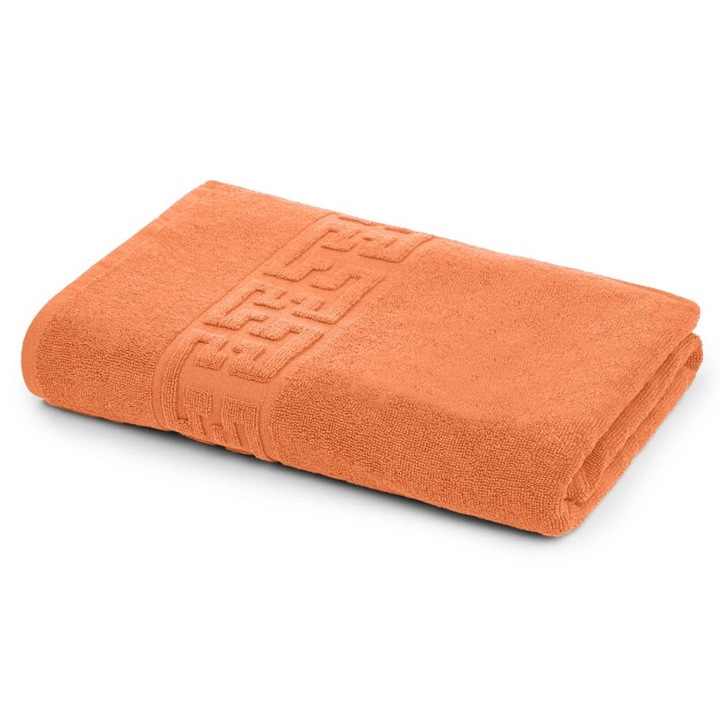 Хавлиена кърпа, Greek Border, Памук, 500g/m², 70x140cm, Оранжев