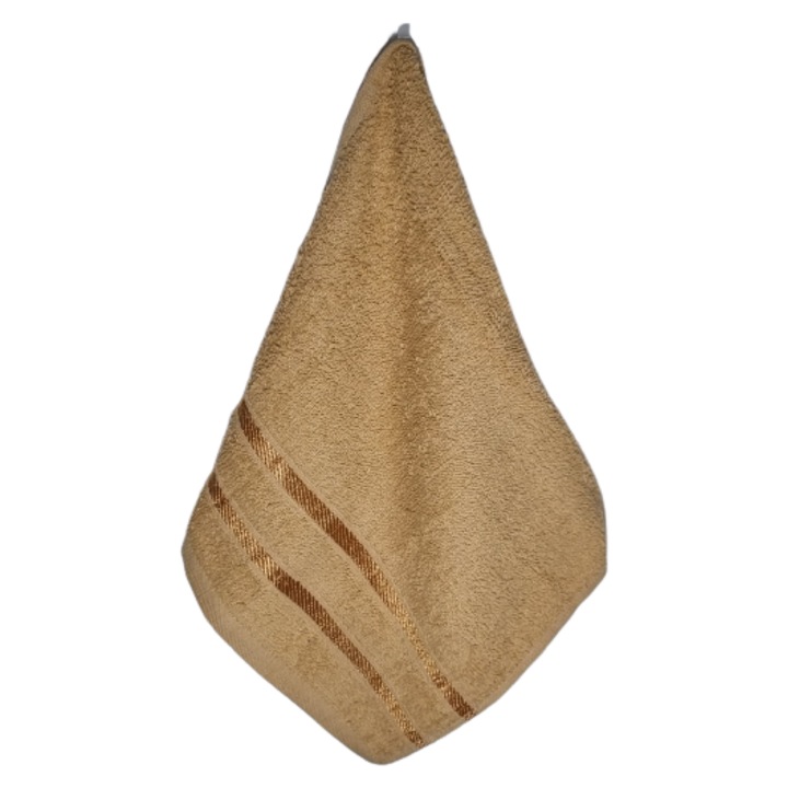 Prosop pentru maini, maro, 28 x48 cm, 100% bumbac, 400 gr/mp