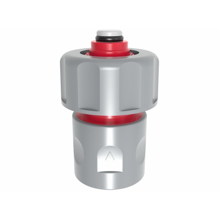 40 db-os gyorscsatlakozó készlet tömlőhöz, AwTools, ABS, 3/4", Stop Box, szürke