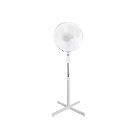 Ventilator cu picior HOME, 40 cm, 45W, 230V, oscilatie, 3 trepte de viteza, inaltime 1.2 metri, grila protectie