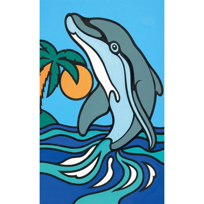 Pictura pe Numere Delfin Mammut