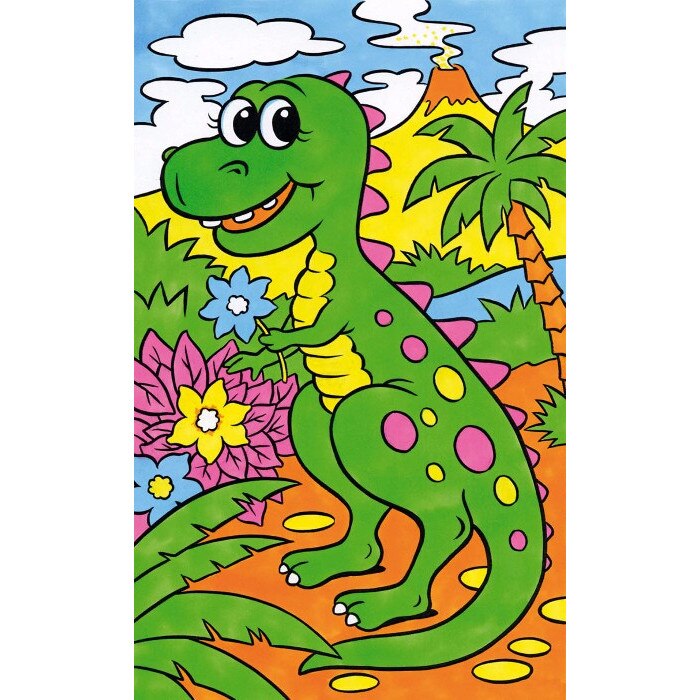 Desen pe Numere Dinozaur Mammut