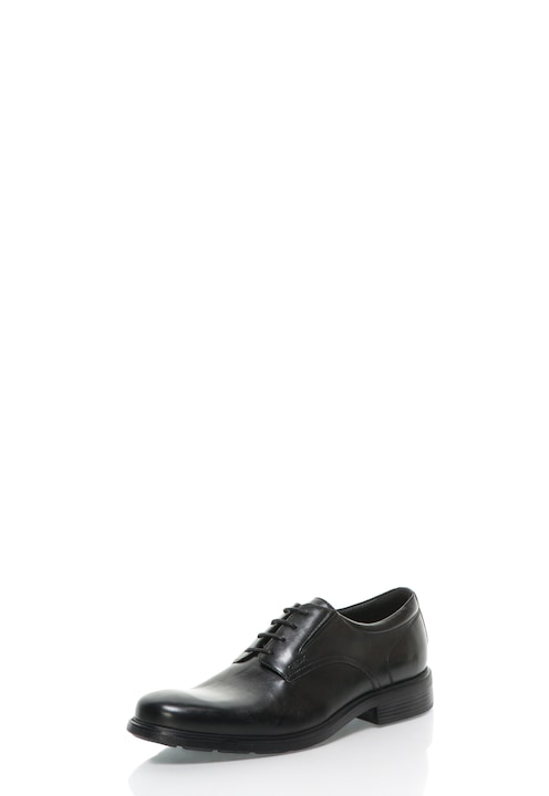 Geox, Черни кожени обувки U34R2A00043C9999