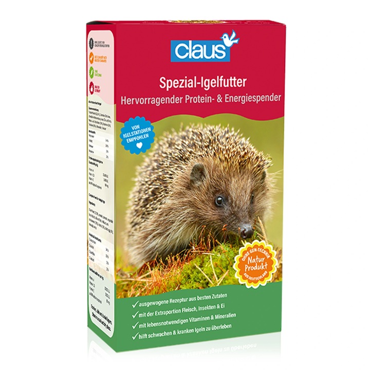 Hrana completa cu multe proteine pentru arici, Claus, 750 gr