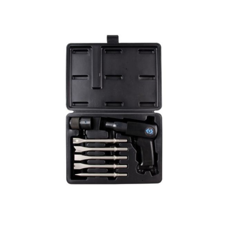 Ciocan pneumatic King Tony, maner hexagonal de 10,2 mm + dalta + carcasa