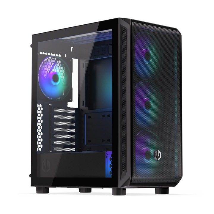 ENDORFY Arx 500 ARGB Számítógépház, Tower, ATX, Fekete