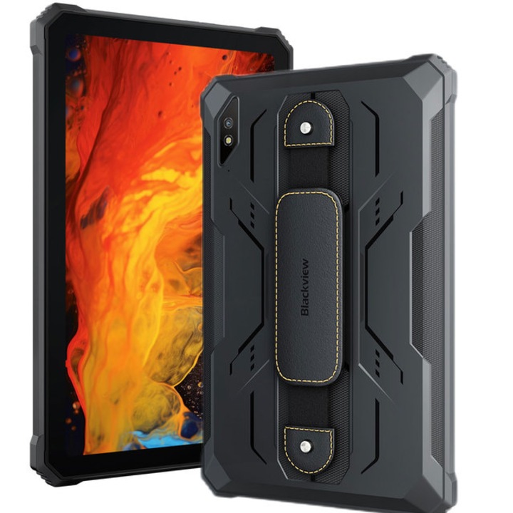 Таблет Blackview Active 8 Pro Rugged, Черен, FHD+ 10.36", 2.4K, 4G, Android13, 16GB RAM, 256GB ROM, Helio G99, 22000mAh, OTG, NFC, Dual SIM