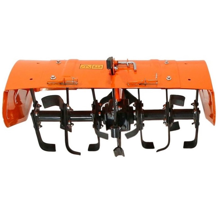 Freza de pamant pentru motocultor OMAC MV 15000, latime de lucru 65 cm, portocaliu, compatibil cu motocultoarele OMAC