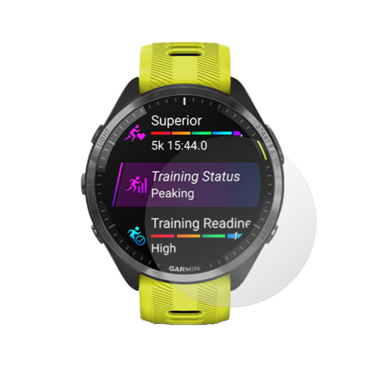Комплект протектори за екран, за Garmin Forerunner 965, Invisible Skinz HD, ултра-прозрачен силикон с пълно покритие
