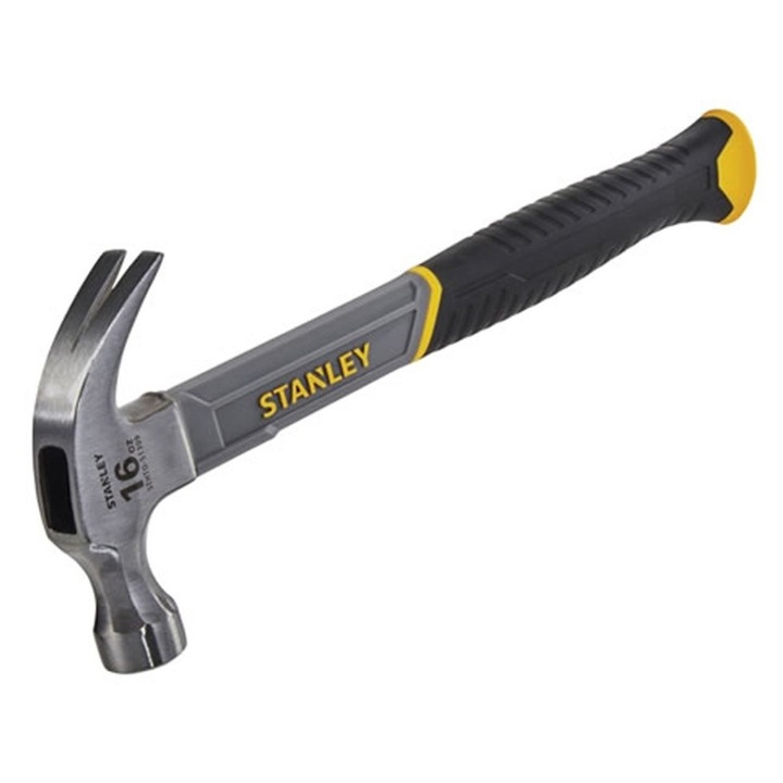 Ciocan de cizmar, Stanley, Otel carbon, 560 g, 300 mm, Negru/Gri