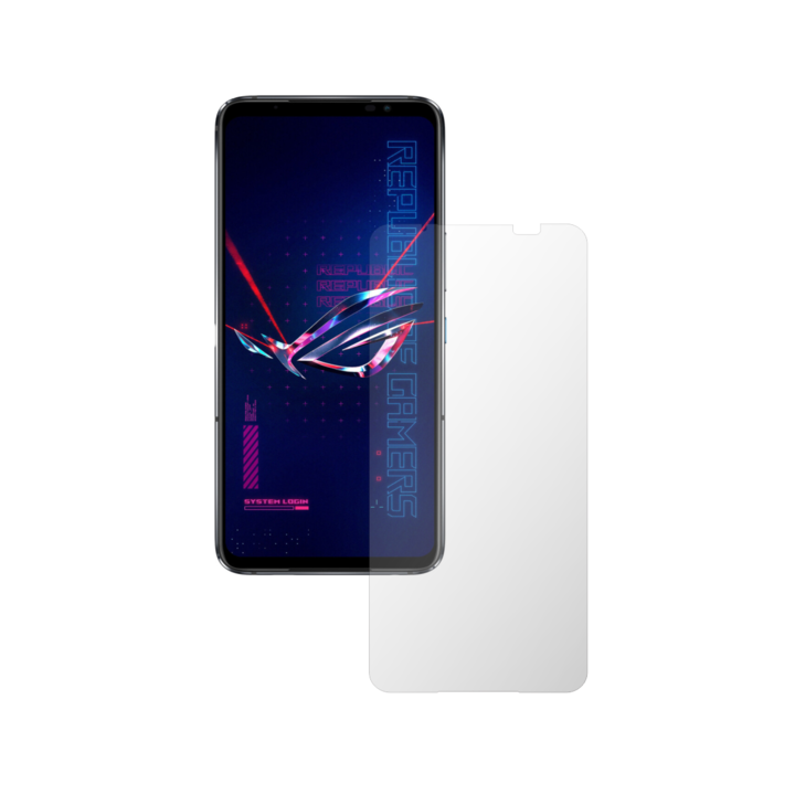 Комплект от 2X iSkinz протектор за екран за Asus ROG Phone 6 Pro - подходящ за калъф, невидим Skinz HD, ултра-прозрачен силикон с пълно покритие, залепващ и гъвкав