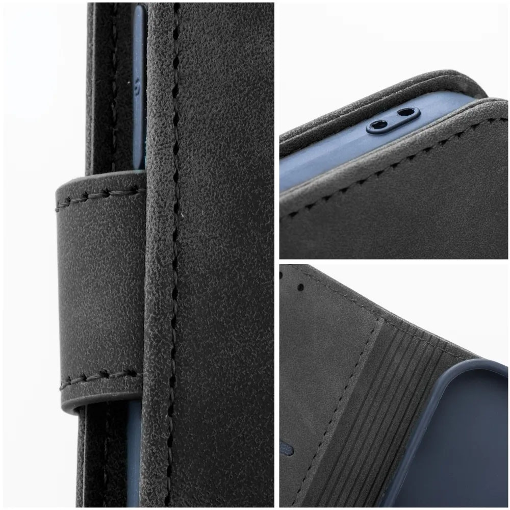 Husa Flip din Piele pentru Samsung Galaxy A54 5g, Inchidere Magnetica, Tip Carte, Design unic, Suport Card, Piele Ecologica, Protectie Completa, Negru