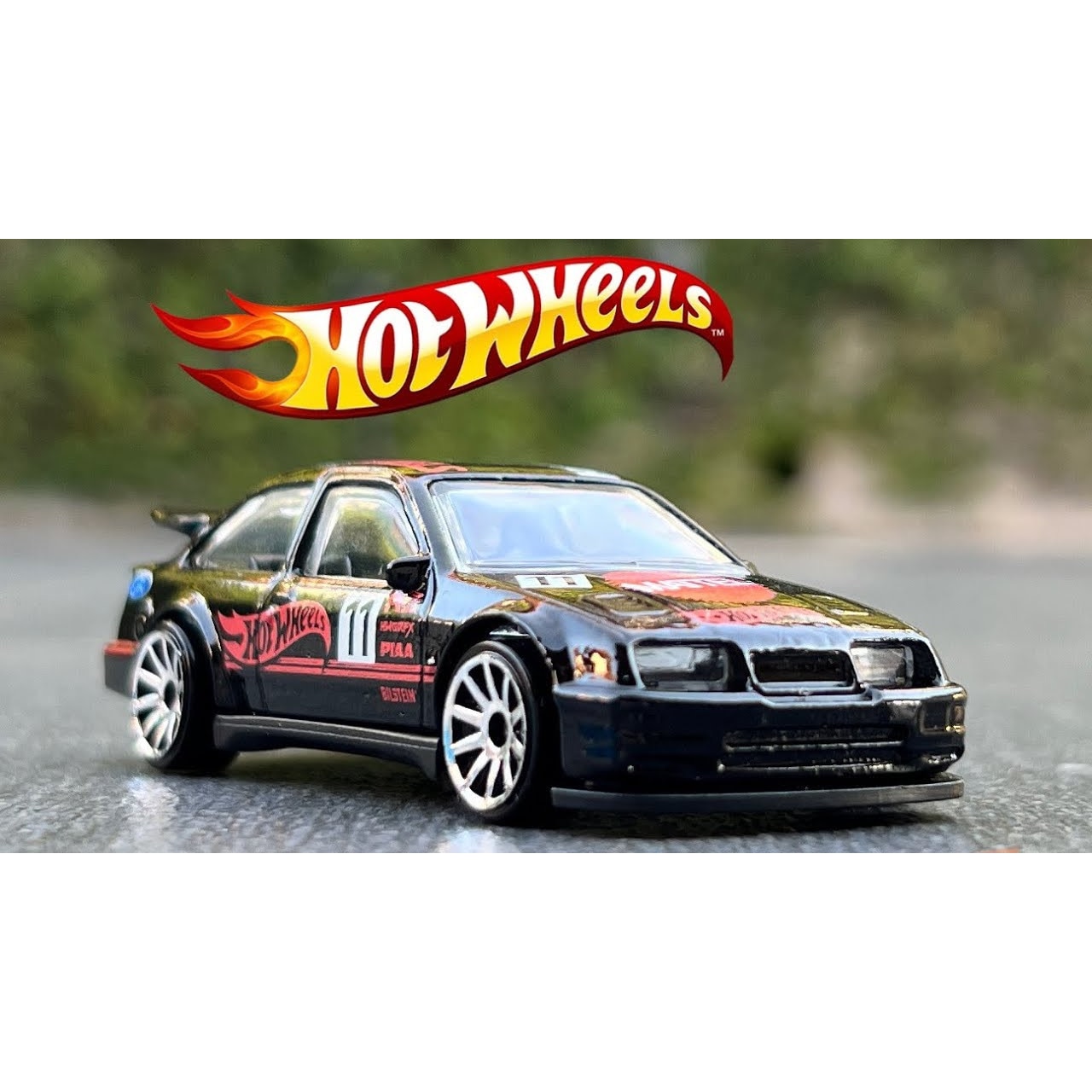 a*7様 Hotwheels STH 87 Ford Sierra Coswor Masinuta metalica Hot Wheels, '87 Ford Sierra Cosworth, Negru, 1