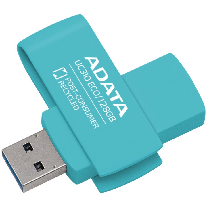 Adata ECO 128GB USB memória, USB 3.2 Gen1, zöld