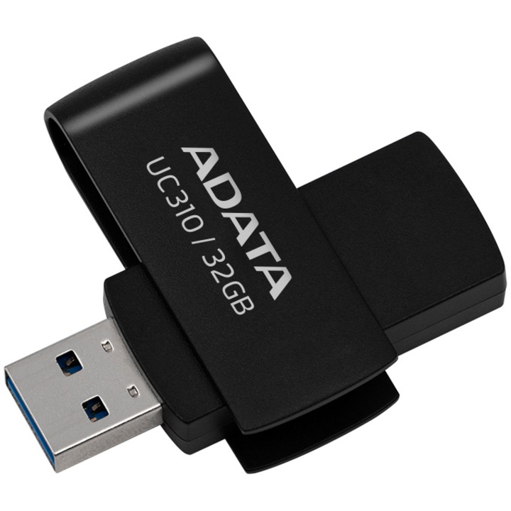Adata ECO 32GB USB memória, USB 3.2 Gen 1, fekete