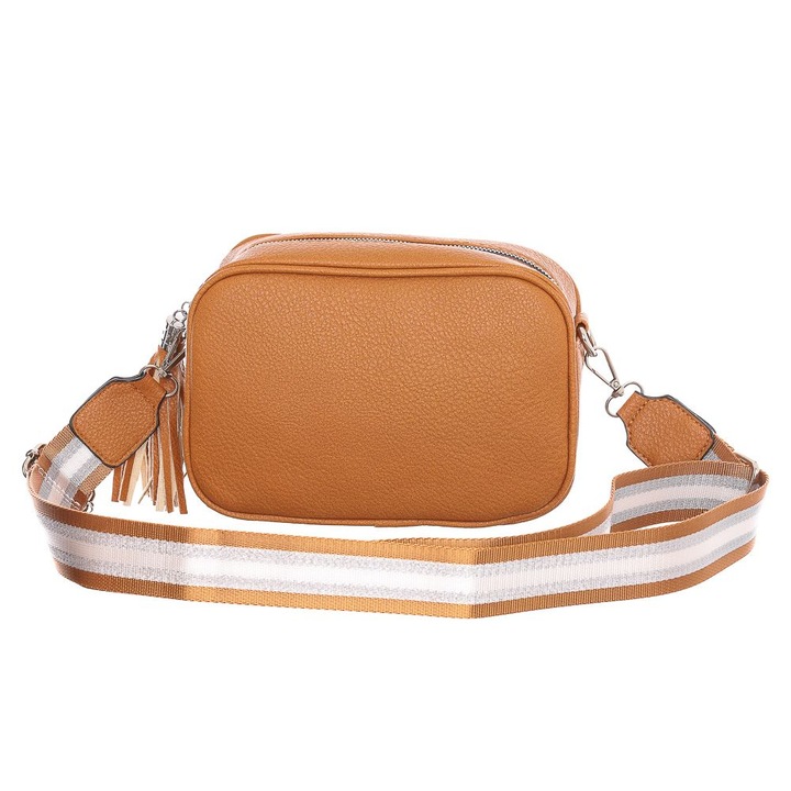 Női táska, Hernan Bag's Collection, barna, műbőr, 22 x 15 x 8 cm