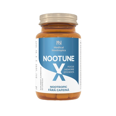 Supliment Nootune X, Nootropic Premium fara Cafeina, 30 capsule