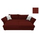 Canapea extensibila Dienne cu lada de depozitare, bordeaux, C57, 250x100x82 cm