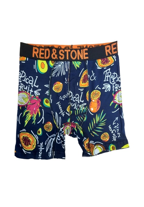 Boxeri barbat din bumbac, 2XL imprimeu vesel, Multicolor