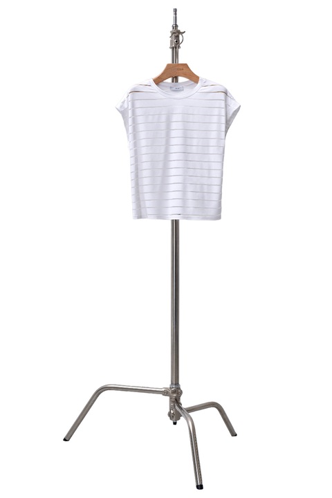 Tricou dama, marime universala, culoare alba, LUMINA Fashion Italia