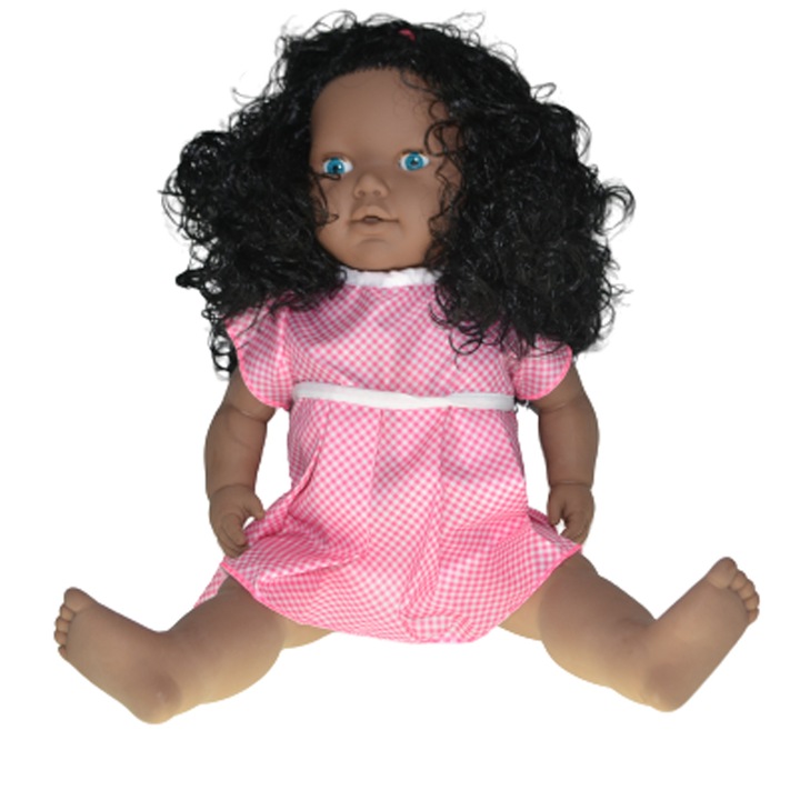 Papusa fetita 60 cm pentru fete 3+ ani Mini Junior 061291, Multicolor