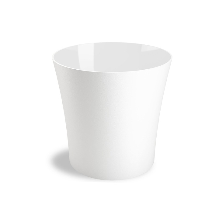 Fiolek virágcserép, átmérő 12,5 cm, fehér