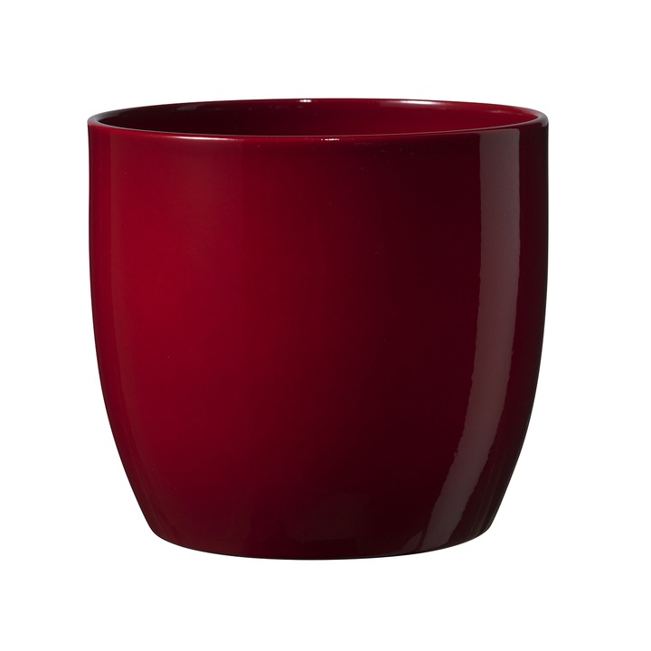 Ghiveci ceramica, Basel, bordo, 19 cm