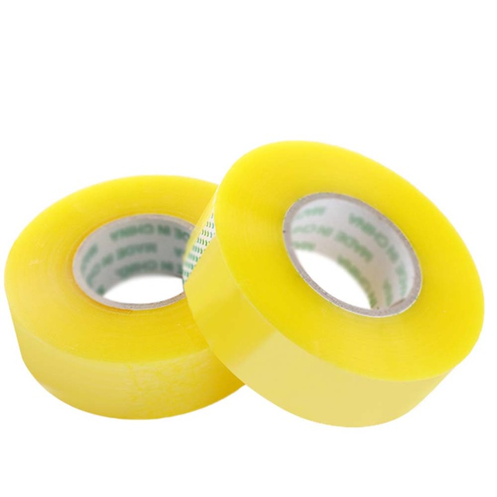 Dollcini, Scotch Tape, 4,2cm x 280M, Scotch Tape adagolókhoz, Fényes ragasztószalag tekercs irodai, otthoni, iskolai, 280121, Átlátszó