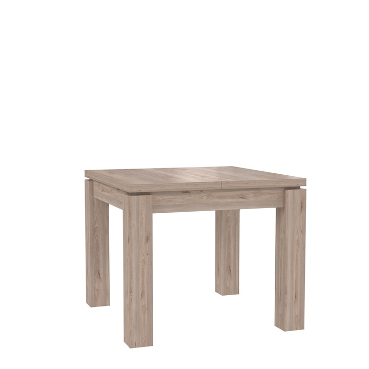 Маса Kring Nibe с размери 90÷180x 75.4x 90 см, Разтегателна, Nelson oak