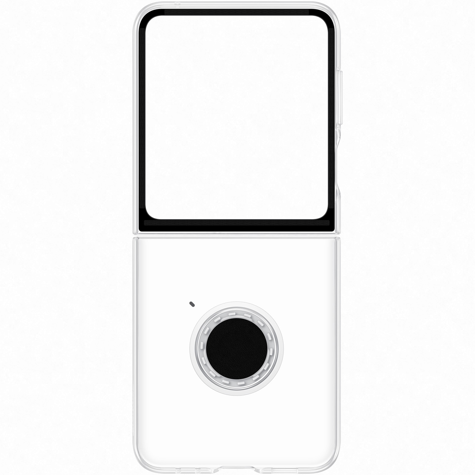Husa de protectie Samsung Clear Gadget Case pentru Galaxy Flip5, Transparent