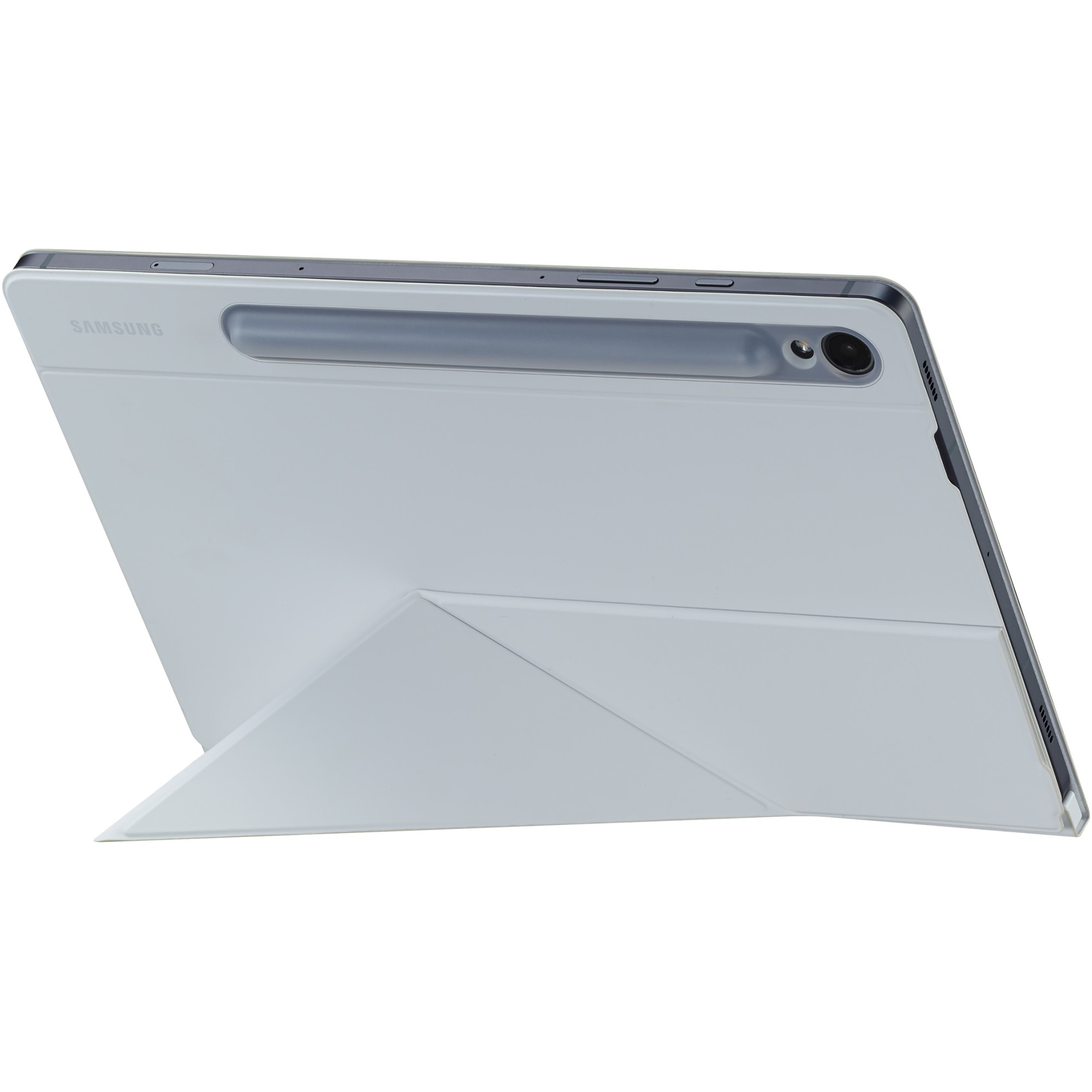 Husa de protectie Samsung Smart Book Cover pentru Galaxy Tab S9, White